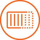 Less than Container Load icon orange